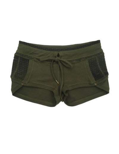 Rumi Booty Shorts - Moss Green $59.99